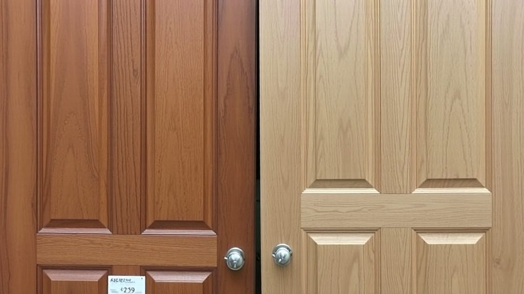 实木门和原木门怎样选择？材质、价格和适用场景比较依据